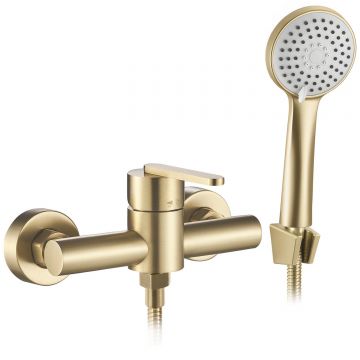 Baterie pentru dus Rea Ontario, auriu periat