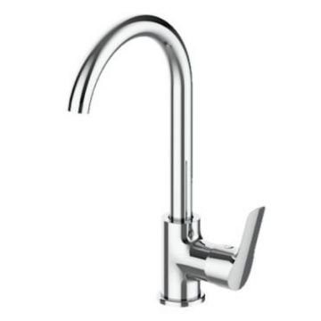 Baterie pentru Lavoar, Inox, Argintiu