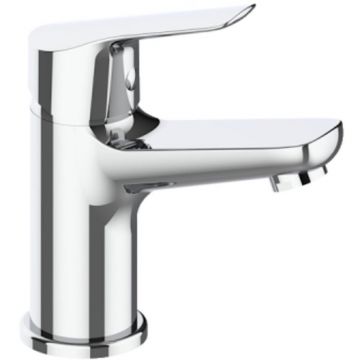 Baterie pentru Lavoar, Monocomanda, Inaltime 12.5 cm, Inox