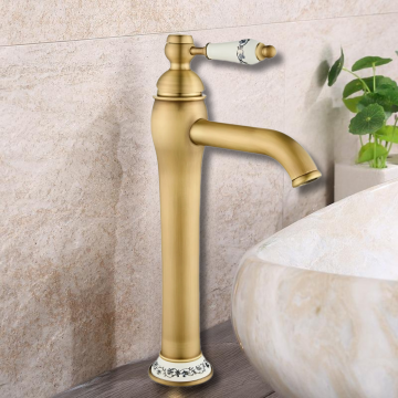 Baterie Retro Lavoar Inalta, Cupru,Auriu-Retro. - Default Title