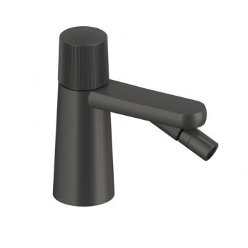 Baterie bideu Sanycces Dedal plisat, raw metal - Culoare Gri inchis