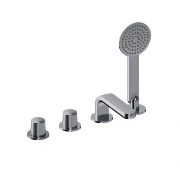 Baterie cada Sanycces Dedal cu 4 treceri, crom - Culoare Crom