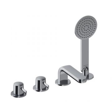 Baterie cada Sanycces Dedal cu 4 treceri, crom - Culoare Crom