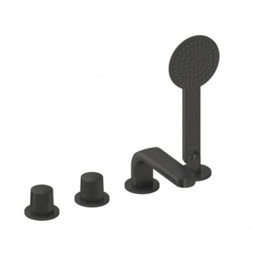 Baterie cada Sanycces Dedal plisat cu 4 treceri, raw metal - Culoare Gri inchis