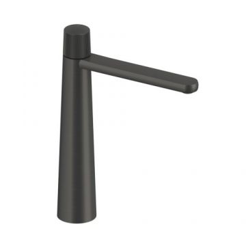 Baterie inalta lavoar Sanycces Dedal plisat, raw metal - Culoare Gri inchis