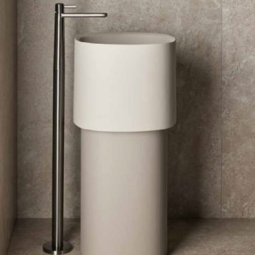 Baterie lavoar freestanding Sanycces Dedal, crom - Culoare Crom