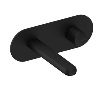 Baterie lavoar incastrata Sanycces Dedal, negru mat - Culoare Gri inchis