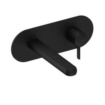 Baterie lavoar incastrata Sanycces Dedal, negru mat - Culoare Negru