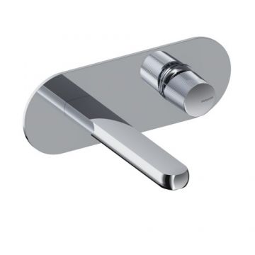 Baterie lavoar incastrata Sanycces Dedal plisat, crom - Culoare Crom