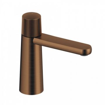 Baterie lavoar Sanycces Dedal plisat, rose gold periat - Culoare rose gold