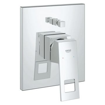 Baterie cada sau dus Grohe Eurocube incastrata pentru corp ingropat, crom