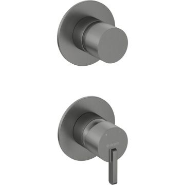Baterie dus incastrata culoare titan Deante Silia