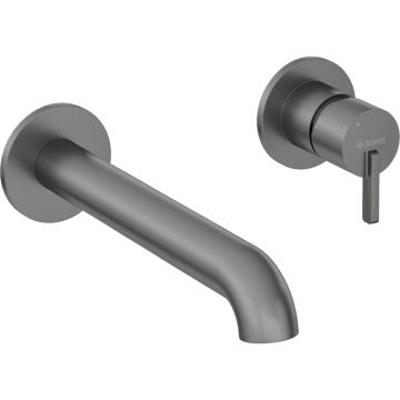 Baterie lavoar baie incastrata culoare titan Deante Silia
