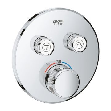 Baterie dus doua iesiri Grohe Grohtherm SmartControl, cu termostat, fara corp incastrat-29119000